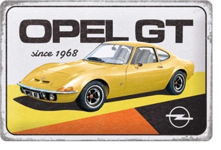 Opel GT reclamebord, Verzamelen, Merken en Reclamevoorwerpen, Nieuw, Ophalen of Verzenden