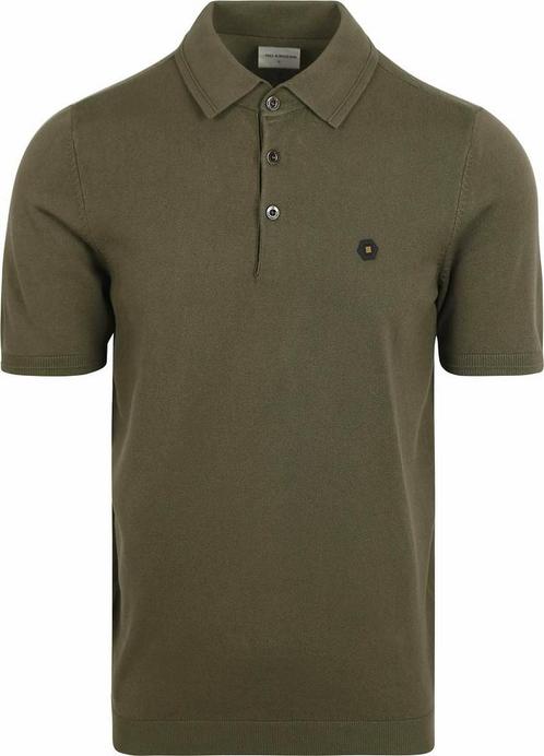 No Excess Knitted Poloshirt Olijfgroen maat 3XL Heren, Kleding | Heren, Polo's, Nieuw, Overige maten, Verzenden