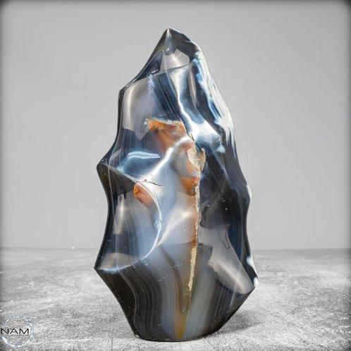 Zeldzame natuurlijke agaat Orca Vlam- 946.99 g, Verzamelen, Mineralen en Fossielen