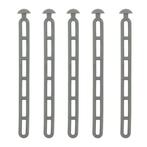 ProPlus Trapspanner met knoop - 23,5 cm - Grijs - 5 stuks, Caravans en Kamperen, Ophalen of Verzenden, Nieuw
