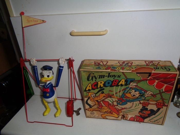 Line Mar Toys, Japan - Gym-speelgoed - Donald Duck Acrobat, Antiek en Kunst, Antiek | Speelgoed