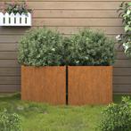 Plantenbakken 2 st 49x47x46 cm cortenstaal (Overige), Verzenden, Nieuw