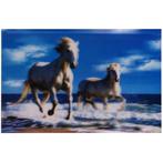 3-d poster witte paarden in de zee NIEUW, Verzamelen, Posters, Ophalen of Verzenden, Nieuw