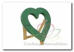 Openhart 65 cm. staand oase voor verse bloemen hart dat kan, Huis en Inrichting, Woonaccessoires | Kunstplanten en Kunstbloemen