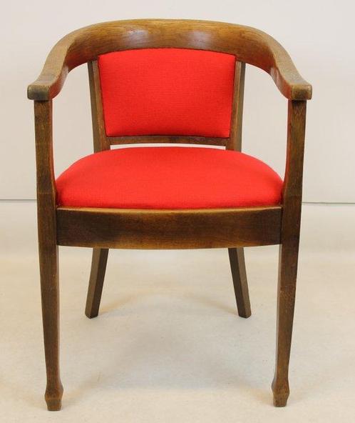 Fauteuil - Hout - Art Deco, Antiek en Kunst, Kunst | Designobjecten