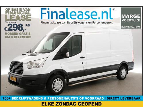 Ford Transit 310 2.2 TDCI L3H3 MARGE Cam Cruise Airco €298pm, Auto's, Bestelauto's, Lease, Handgeschakeld, Diesel, Ford, Wit, Verzenden