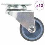 vidaXL 12 st Zwenkwielen dubbel 50 mm, Zakelijke goederen, Verzenden