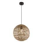 Hanglamp HILDEGARD 30.0 cm 1-lichts Bamboe, Overige materialen, Nieuw, Ophalen of Verzenden, 75 cm of meer