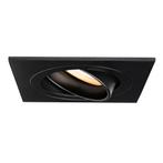LED ondiepe Inbouwspot 6W | Dimbaar | 80mm | Zwart, Ophalen of Verzenden, Nieuw, Plafondspot of Wandspot, Led