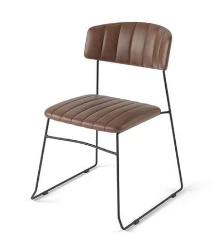 Mundo Stoel | Kunstleer | 54x55x79cm | Brandvertragend, Zakelijke goederen, Horeca | Keukenapparatuur, Verzenden
