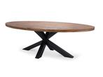 Veiling - Eettafel Meta Ovaal 240 x 120 - Hout - Matrixpoot, Huis en Inrichting, Tafels | Eettafels, Nieuw