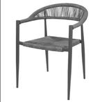 Eden PE gevlochten rattan outdoor armstoelen antraciet (4..., Verzenden, Nieuw in verpakking
