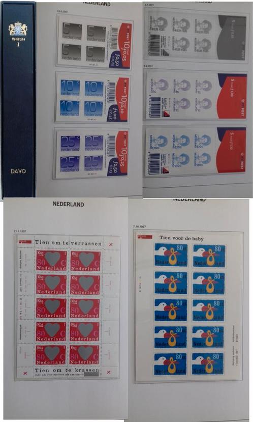 DAVO luxe album velletjes I 1993 t/m 2006 + gulden-vellen, Postzegels en Munten, Postzegels | Nederland, Postfris, Na 1940, Ophalen of Verzenden