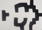 Eduardo Chillida (1924-2002) - Abstraction noir et blanc :