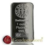 Platina baar kopen v.a. 10 gram tot 1 kilo platinabaren, Ophalen of Verzenden, Platina