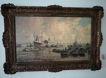 Gerardus Johannes Delfgaauw (1882-1947) - Haven Rotterdam beschikbaar voor biedingen
