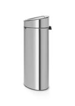 Brabantia Touch Bin Prullenbak - 40 liter - Matt Steel, Verzenden, Zo goed als nieuw