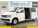 Volkswagen Transporter 2.0 TDI L2H1 150PK DC AUT Navi €494pm, Auto's, Automaat, Volkswagen, Wit, Diesel