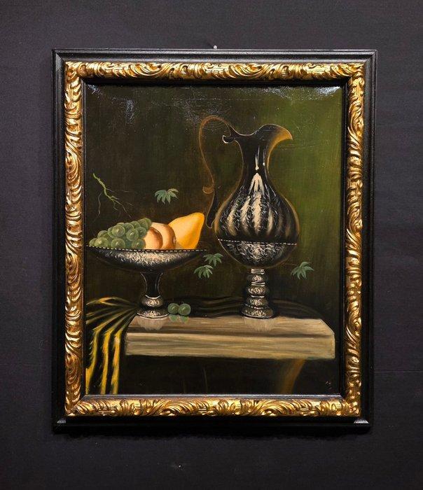 Italiaanse school (XX) - Natura morta barocca, Antiek en Kunst, Kunst | Schilderijen | Klassiek