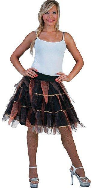 Petticoat zwart / oranje / goud, Kleding | Dames, Carnavalskleding en Feestkleding, Nieuw, Ophalen of Verzenden