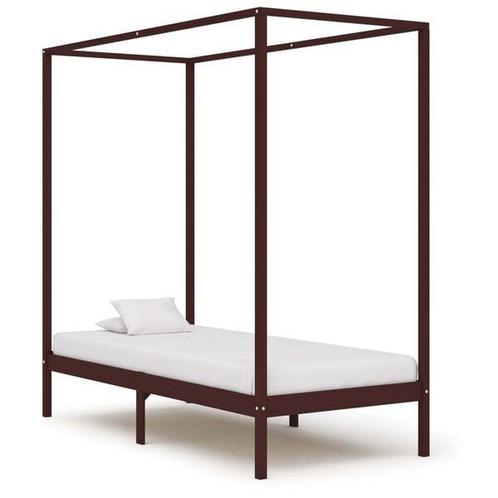 Romantisch Hemelbed 90x200|OP=OP | Slaapkamer Upgrade, Huis en Inrichting, Slaapkamer | Bedden, 90 cm, 200 cm, Bruin, Nieuw, Hout