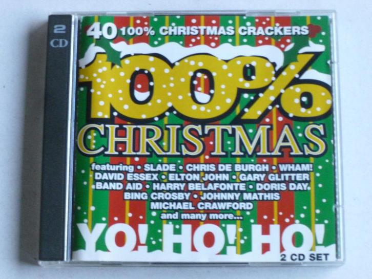 100% Christmas - 40 Christmas Crackers (2 CD), Cd's en Dvd's, Cd's | Kerst en Sinterklaas, Zo goed als nieuw, Verzenden
