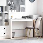 vidaXL Bureau Wit 100 x 50 x 76 cm Bewerkt hout, Verzenden, Nieuw