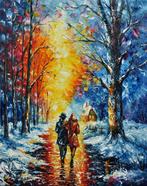 Olga Nowak (1956) - Winter walk, Antiek en Kunst