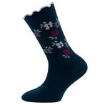 Kindersokken Ewers Meisjes - Donkerblauw met Bloemetjes en F, Meisje, Nieuw, Ophalen of Verzenden, Ewers
