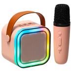Karaoke Set Met Microfoon - Draagbare Bluetooth USB LED, Kinderen en Baby's, Ophalen of Verzenden, Nieuw