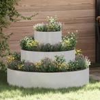 vidaXL Tuin Bloempot Zilver 90 x 90 x 20 cm Roestvrij staal, Tuin en Terras, Bloembakken en Plantenbakken, Minder dan 30 cm, Verzenden