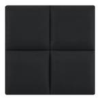 Gestoffeerde wandpanelen Carpino set van 4 stof 30x30 cm zwa, Doe-het-zelf en Verbouw, Platen en Panelen, Verzenden, Nieuw