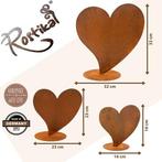 Metalen decoratief hart om te planten | Roest vintage cadeau, Huis en Inrichting, Verzenden, Nieuw