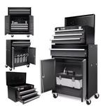 Gereedschapskist met Wielen en Laden – Afsluitbaar Metaal, Verzenden, Nieuw