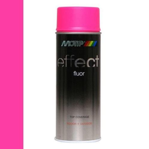 Motip Deco Effect Fluorescent Roze 400 ml, Doe-het-zelf en Verbouw, Verf, Beits en Lak, Nieuw, Verzenden