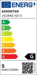 Aigostar LED RGB Lamp - Dimbaar - 5W - E14 - 6 Stuks, Verzenden, Nieuw