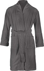 2dekans | Riviera Maison - Badjas - Grijs - Large - Katoen, Huis en Inrichting, Ophalen of Verzenden, Zo goed als nieuw, Grijs