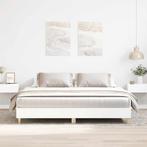 vidaXL Bedframe zonder matras 160x200 cm spaanplaat wit, Verzenden, Wit, 200 cm, 160 cm