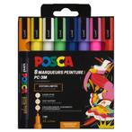 Posca markers set PC-3M 8 stuks pop van €43,99 voor €35,19, Ophalen of Verzenden, Nieuw