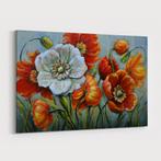 3D Schilderij Metaal – Flowers – 120x80cm, Nieuw, Schilderij, Ophalen of Verzenden, 100 tot 125 cm