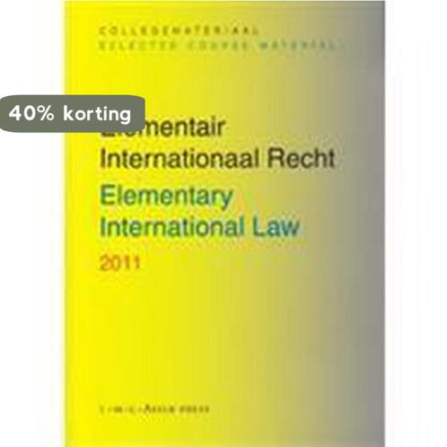 Elementair Internationaal Recht 2011 9789067043373, Boeken, Wetenschap, Gelezen, Verzenden