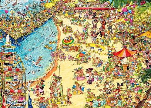 Cartoonpuzzels bij Puzzelplaza - grote keus, diverse merken, Hobby en Vrije tijd, Denksport en Puzzels, Legpuzzel, Nieuw, 500 t/m 1500 stukjes