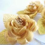 Prachtige zijde corsage rozen voor 0,95, Verzenden, Nieuw, Materiaal