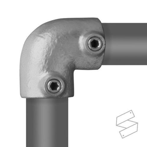 Kniestuk 90° type 6 - 21,3mm Steigerbuiskoppeling zilver, Doe-het-zelf en Verbouw, IJzerwaren en Bevestigingsmiddelen, Nieuw, Ophalen of Verzenden
