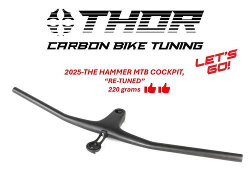 RE-TUNED: 220 GRAM!!! THOR THE HAMMER MTB COCKPIT 2025, Fietsen en Brommers, Fietsonderdelen, Mountainbike, Nieuw, Stuur, Ophalen of Verzenden