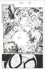 Luke Ross - 1 Original page - Spectacular Spider-Man - #255, Nieuw