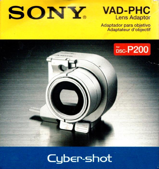 Lensadapter VAD-PHC voor Sony Cyber-shot DSC-P100/P150/P200, Audio, Tv en Foto, Fotografie | Fotostudio en Toebehoren, Nieuw, Verzenden