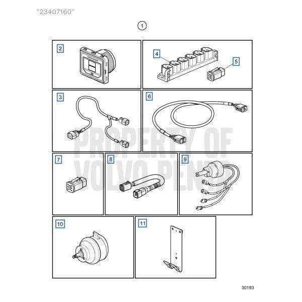 Bieden: Volvo Penta EVC steering control helm, Watersport en Boten, Overige Watersport en Boten, Nieuw, Ophalen of Verzenden