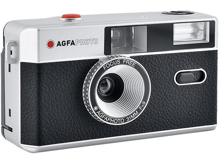 Agfa -  Analoge Camera Met Flits  - Zwart, Audio, Tv en Foto, Fotocamera's Analoog, Nieuw, Overige Merken, Verzenden
