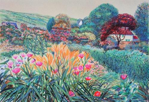 Rolf Rafflewski - Latelier de Monet à Giverny, Antiek en Kunst, Kunst | Schilderijen | Modern
